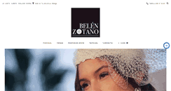 Desktop Screenshot of belenzotano.com